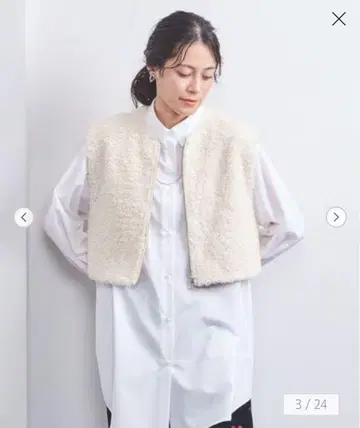 UNITED ARROWS 보아 숏 베스트 유나이티드 애로우즈