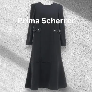 [ 새상품급 ] 플리마켓 셰릴 따뜻한 속기모 프릴 펄 장식 플레어 원피스