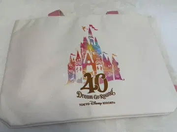 택 포함 새상품 TDL 도쿄 디즈니랜드 40주년 한정판 토트백