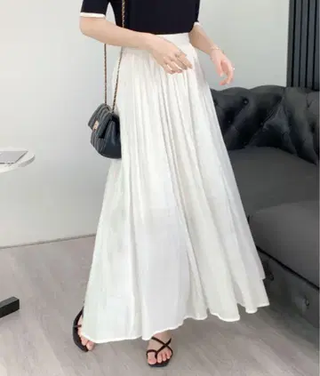 ABITOKYO A라인 플레어 롱 스커트