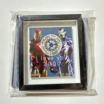 미사용품 MARVEL frame magnet 레스큐 아이언맨