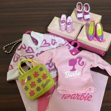 바비 패션 가챠 세트 신발 의류 백 Barbie
