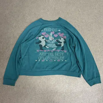 위시코어 애니멀 맨투맨 90년대 트레이닝복 vintage