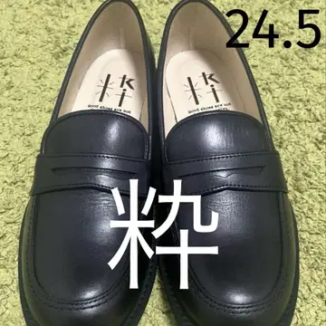 새상품  iki 로퍼 (블랙) 24.5cm
