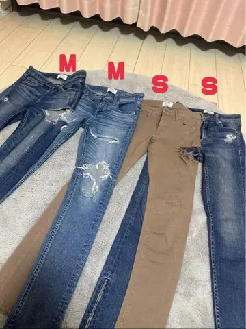GYDA 데님 팬츠 4종 세트 M S