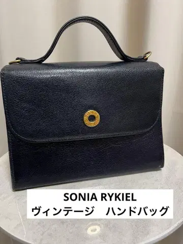 [ 빈티지 ] SONIA RYKIEL 미니 핸드백 블랙