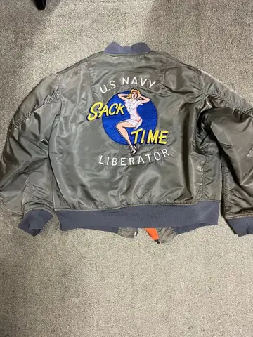 MA-1 USA제 핀업걸 90s U.S. NAVY 빈티지