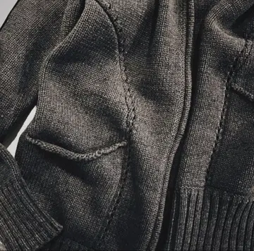 ripvanwinkle 니트 Sand-Blast Knit Jacket