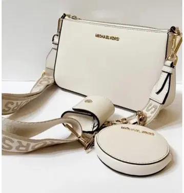 MICHAEL KORS 화이트 숄더백