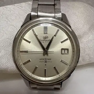 Seiko Self-Dater 실버 39주얼