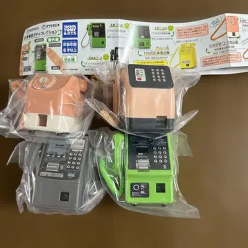 캡슐 토이 공중전화 가챠 컬렉션 번외편 4종 세트