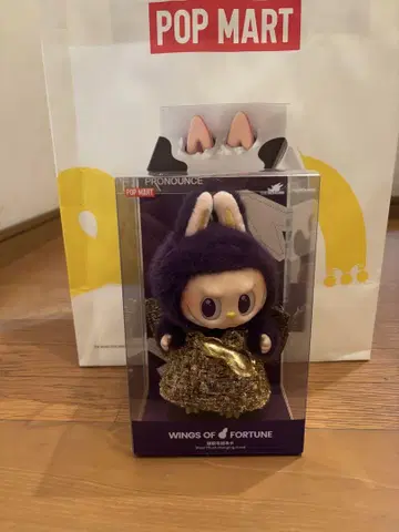 POPMART 러브브 WINGS OF FORTUNE 봉제 인형 마츠켄