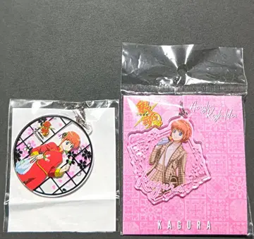은혼 카구라 아크릴 돌진 스토어 2개 세트 gintama
