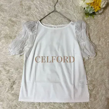 셀포드 CELFORD 슈링크 슬리브 티셔츠 화이트 워셔블