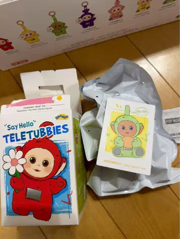 POPMART TELETUBBIES 'Say Hello' 키링 그린 컬러