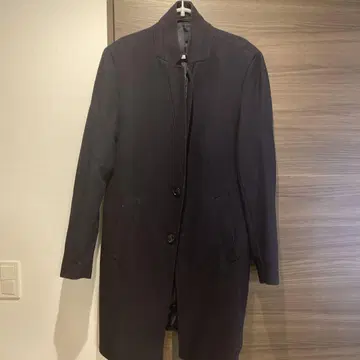 ZARA MAN 네이비 체스터 코트 EU M