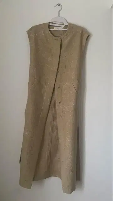 에이피 슬리브리스 롱 베스트 베이지