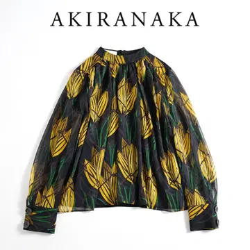 613y*새상품급 아키라 나카 Franka chiffon 블라우스