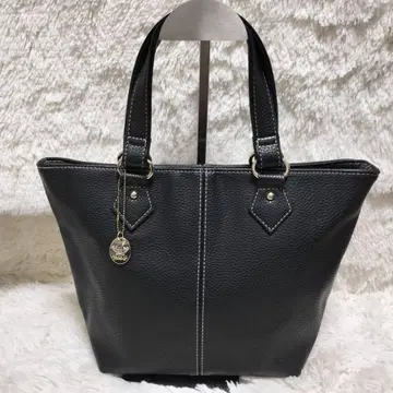하마노 미니 핸드백 컴팩트 가죽 미사용급 컨디션 최상 블랙