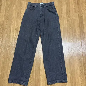 다크 그레이 와이드 레그 데님 MONO-MART M 사이즈