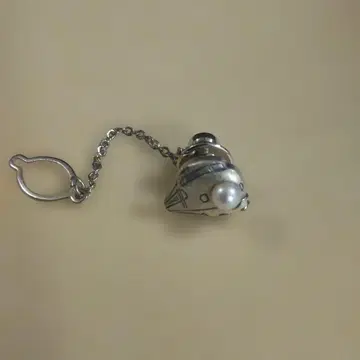 빈티지 코다마 디자인 펄 넥타이핀