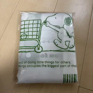 훼미리마트 한정판 SNOOPY 쇼핑백 디자인 에코백