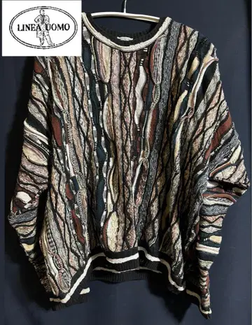 LINEA UOMO 멀티 컬러 3D 니트