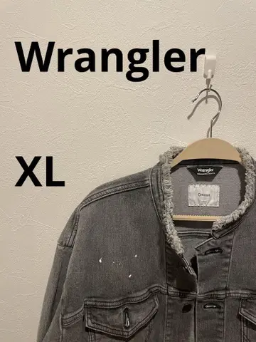 Wrangler 그레이 데님 자켓 보아 옷깃
