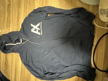 Armani Exchange 네이비 풀 지퍼 후디 L
