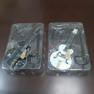 그레치 기타 컬렉션 피규어 화이트 팔콘 + 블랙 2개 세트