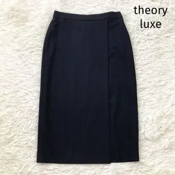 띠어리 럭스 컨디션 최상 SHALEEN SAXONY.SOFT 블랙 38