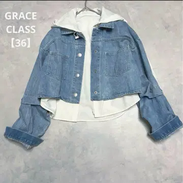 GRACE CLASS 그레이스 콘티넨탈 데님 자켓 새상품급