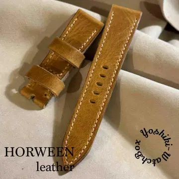 hor-225 HORWEEN 더비 내추럴 시계 벨트 러그 폭 22mm