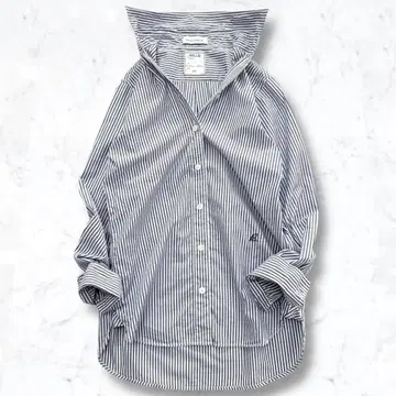 [새상품급] 매디슨 블루 마담 셔츠 블랙 스트라이프 00