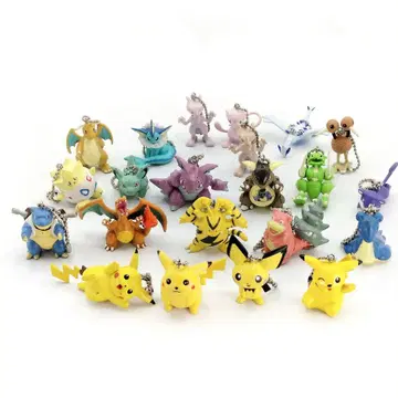 당시 물건 초대 포켓몬스터 키링 피규어 포켓몬 세트