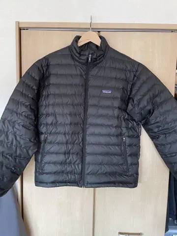 patagonia 남성용 M 블랙 다운 자켓 일본 사이즈 L 상당