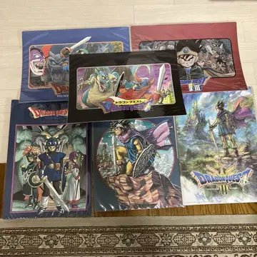 [ 새상품 ] 드래곤 퀘스트 복권 가게 아트 보드 컴프 세트