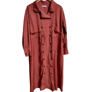 FREAK'S STORE 롱 셔츠 원피스 더블 브레스트 F 사이즈