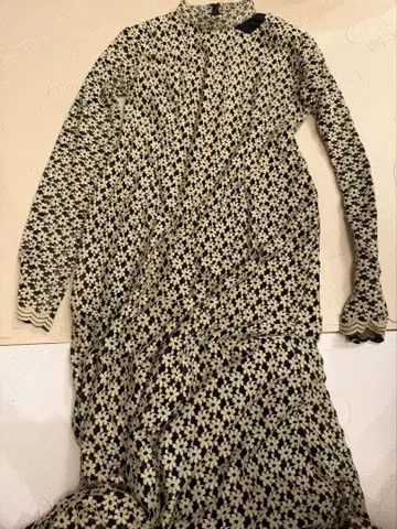 CLANE 3D FLOWER LACE SLASH NECK ONEPIECE