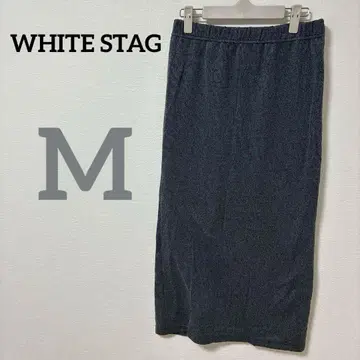 WHITE STAG [ M ] 타이트 스커트 롱 리브 니트풍
