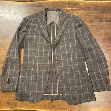 blazer's bank com 체크 자켓 REDA 원단 사용