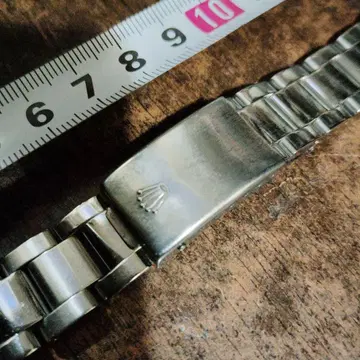 R 로고 왕관 마크 활 깎아낸 빈티지 브레스 러그 폭 20mm