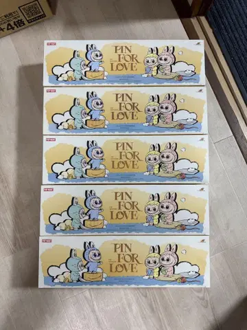 THEMONSTER PIN FOR LOVE 모듬 박스 (A-M) 5상자