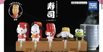 스시 캐릭터 캡슐 토이 4체 세트