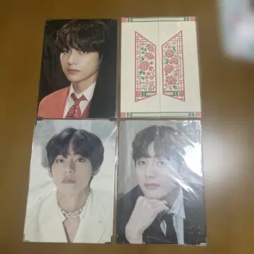 BTS V 뷔 태현 프리미엄 사진 4장 세트