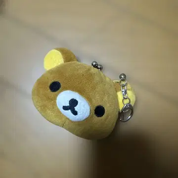 리락쿠마 헤이세이 레트로 가마구치 봉제 인형 키링