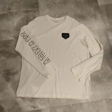 Armani Exchange 롱 슬리브 티셔츠 XXL 화이트