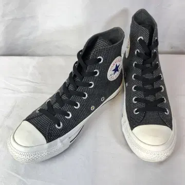컨버스 24cm 하이컷 스니커즈 깅엄 체크 ALL STAR