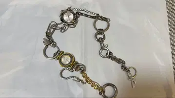 장식 포함 지갑 체인 실버/골드 약 60cm