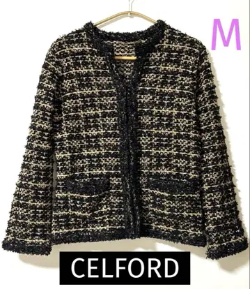 CELFORD 셀포드 트위드 노카라 자켓 한국